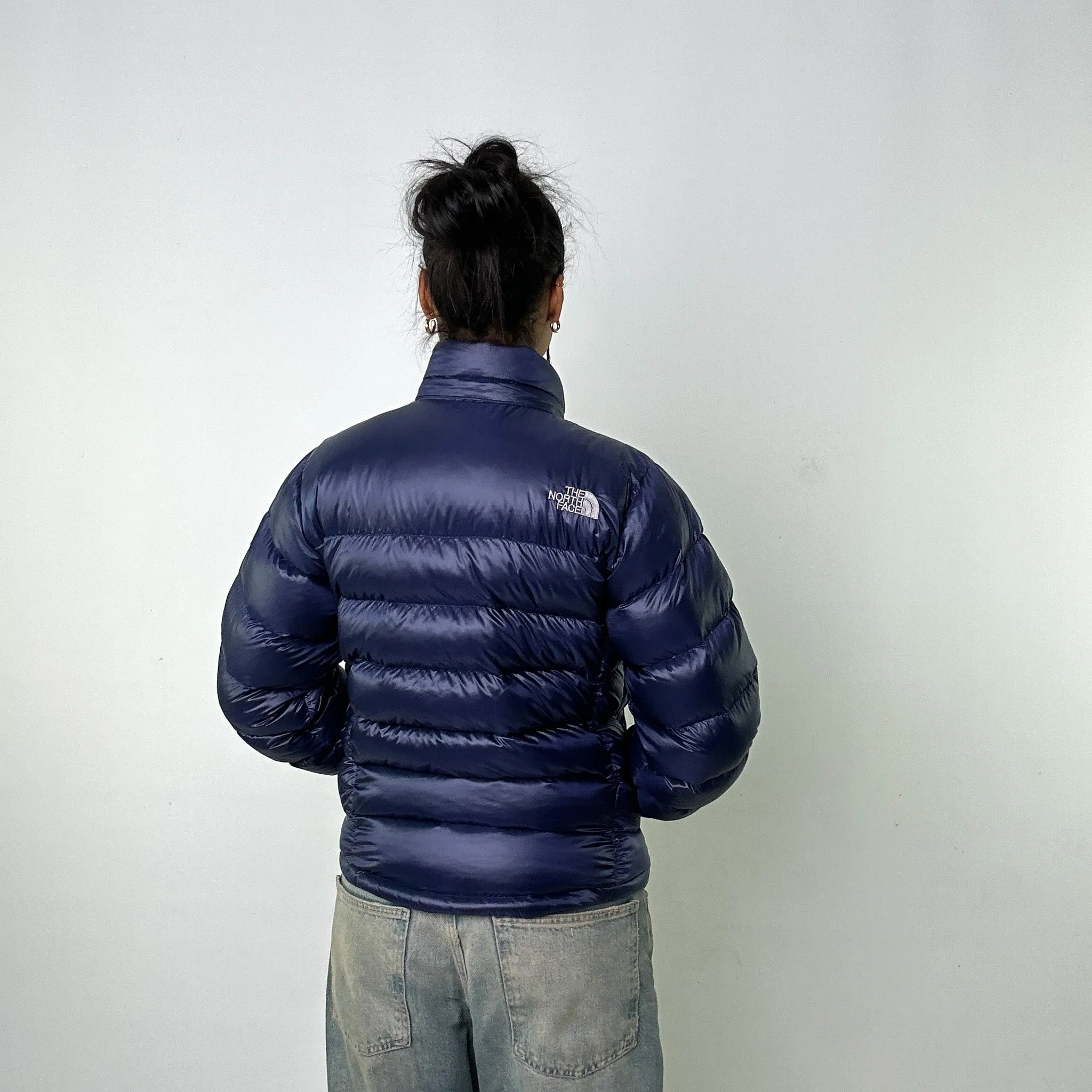 Navy Blue 90s The North Face 700 Series Puffer Jacket Coat (S)