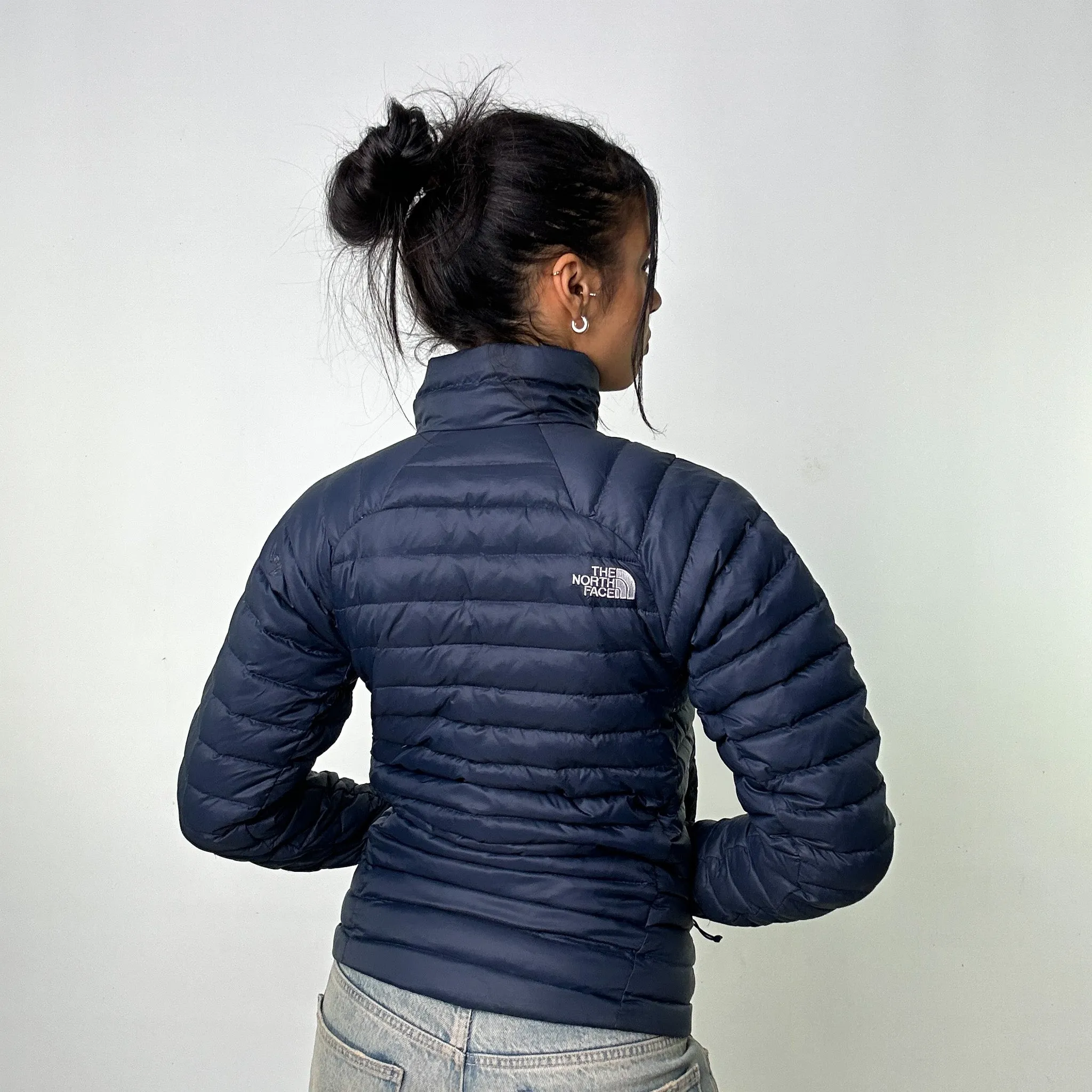 Navy Blue y2ks The North Face 600 Series Puffer Jacket Coat (XS)