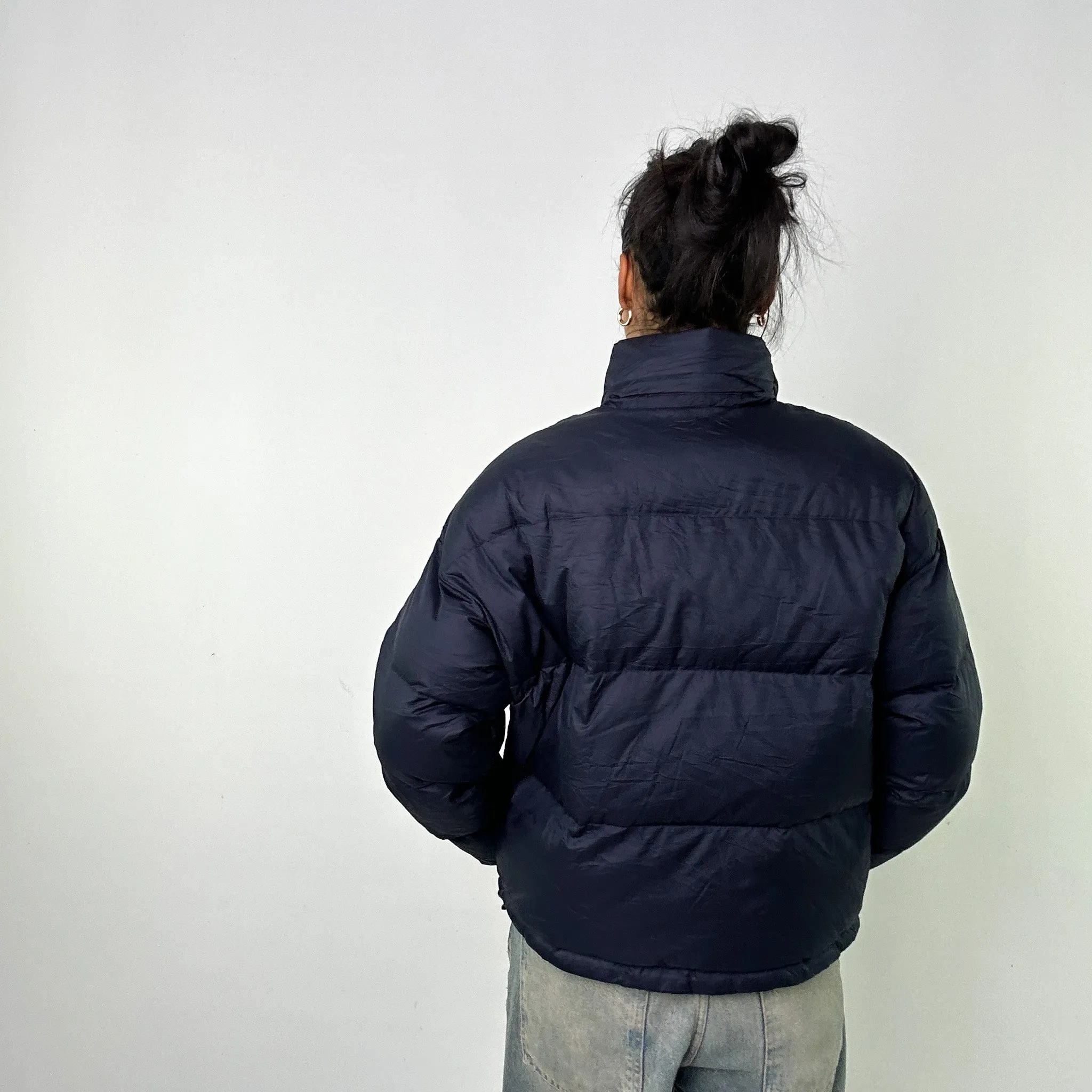 Navy Blue y2ks The North Face Puffer Jacket Coat (M)