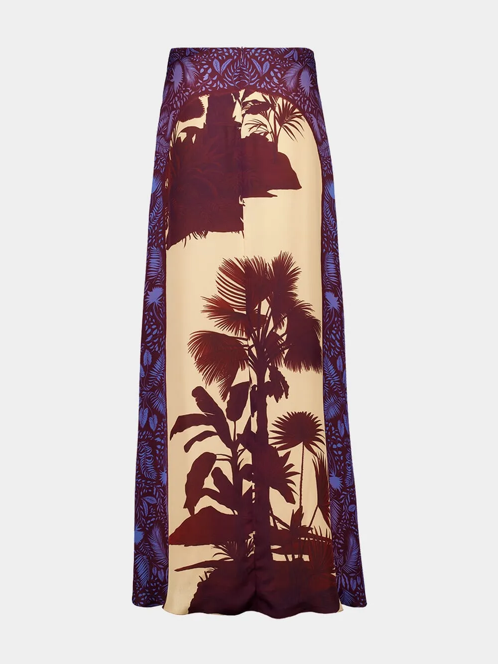 Nuevos Territorios Silk Maxi Skirt