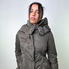 Olive Green y2ks Moncler Phalangere Puffer Jacket Coat (S)