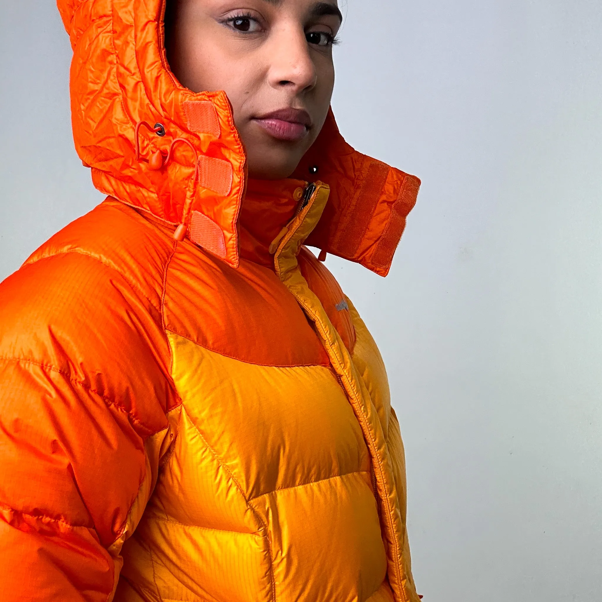 Orange 90s Mont Bell EX 700+ Puffer Jacket Coat (S)