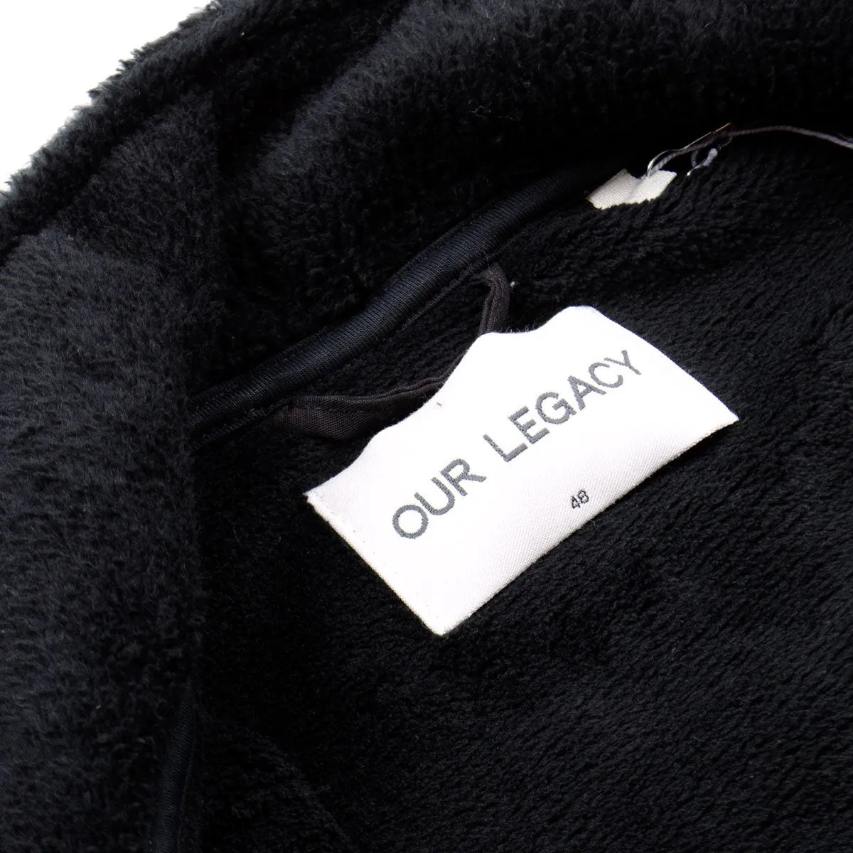 Our Legacy - Funnel Blouson - Black Polarfleece