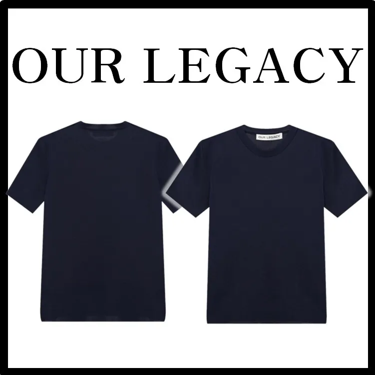 OUR LEGACY  |Unisex Street Style Logo T-Shirts