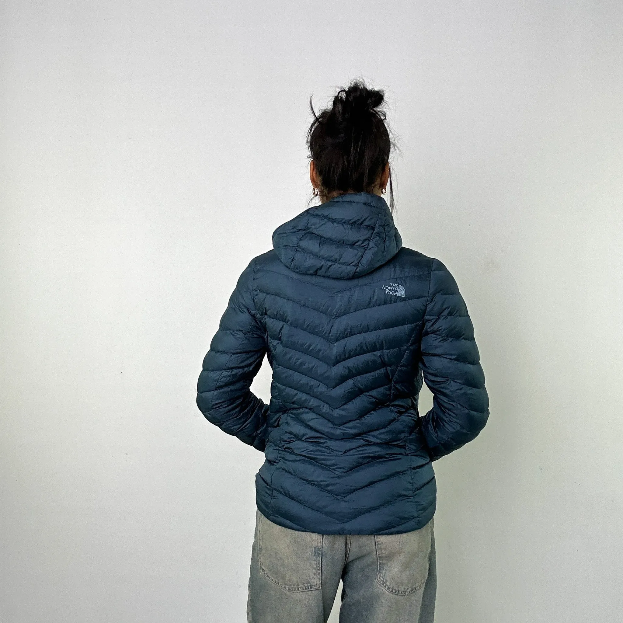 Petrol Blue 90s The North Face 800 Series Puffer Jacket Coat (M)