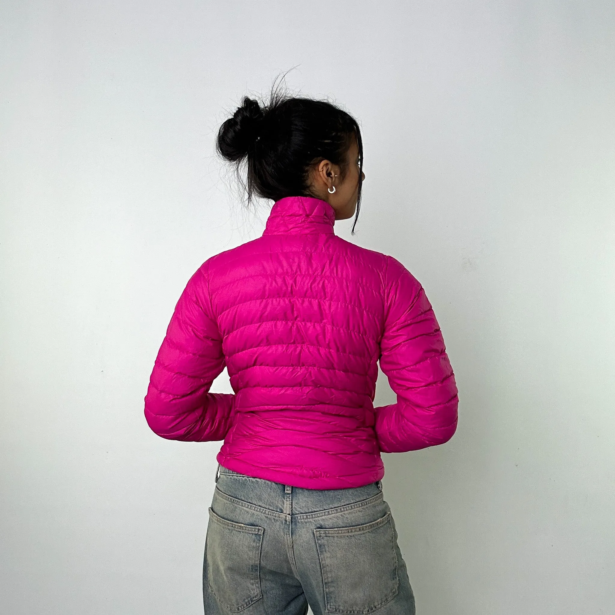 Pink 90s Patagonia Puffer Jacket Coat (XS)