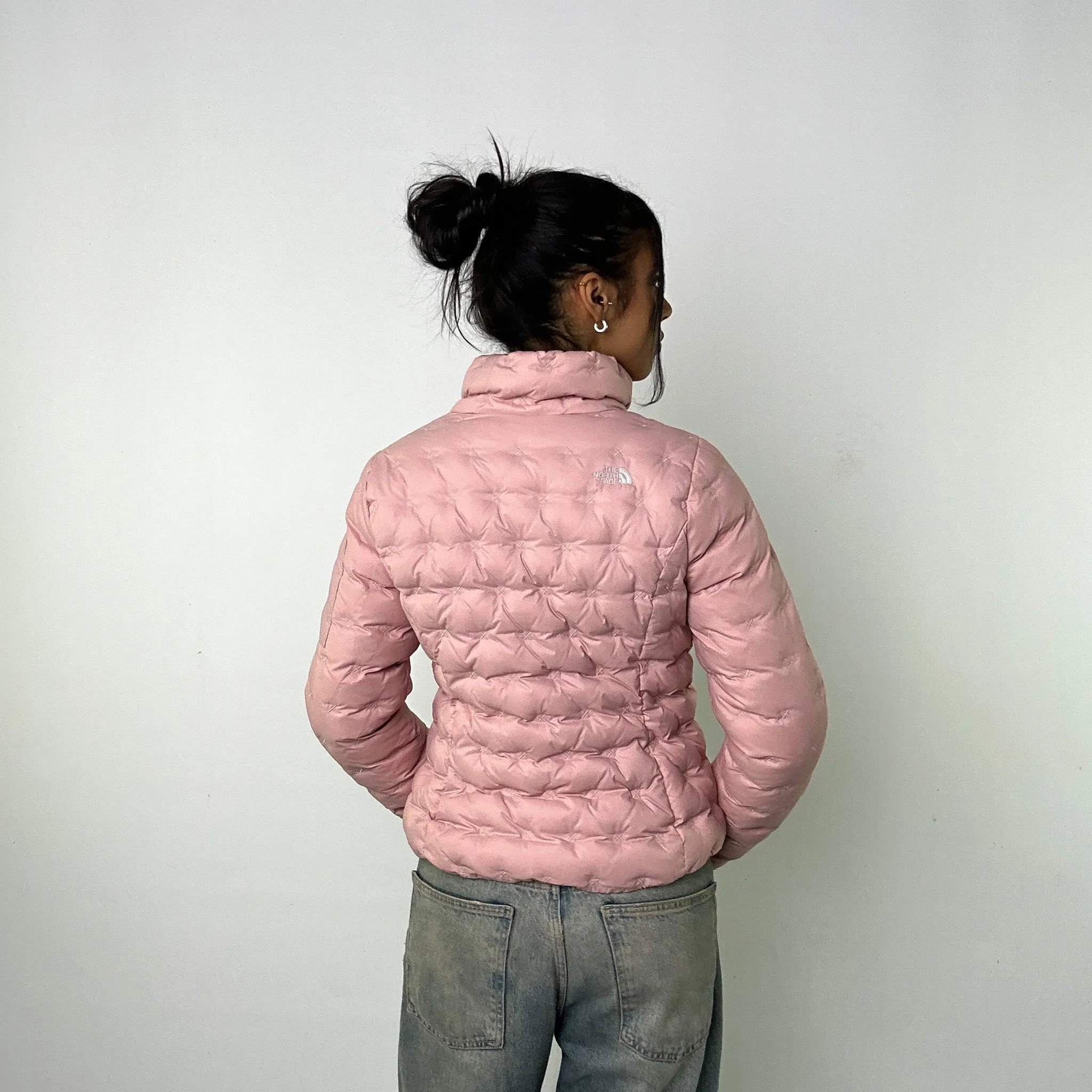 Pink 90s The North Face 550 Series Puffer Jacket Coat (S)