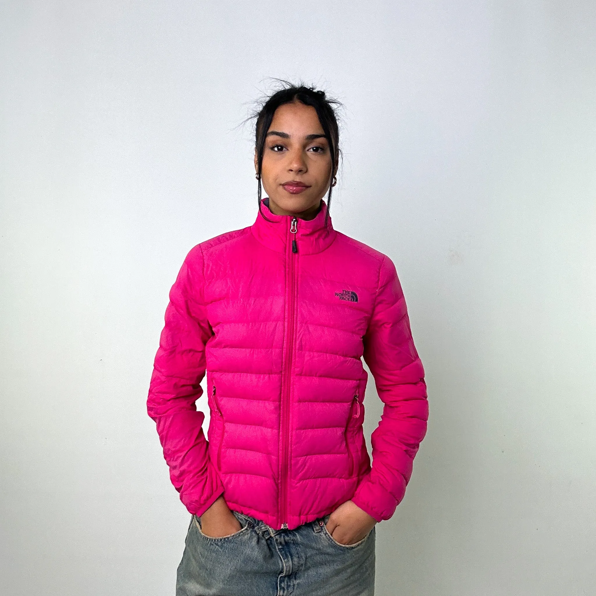 Pink y2ks The North Face 700 Pro Puffer Jacket Coat (S)