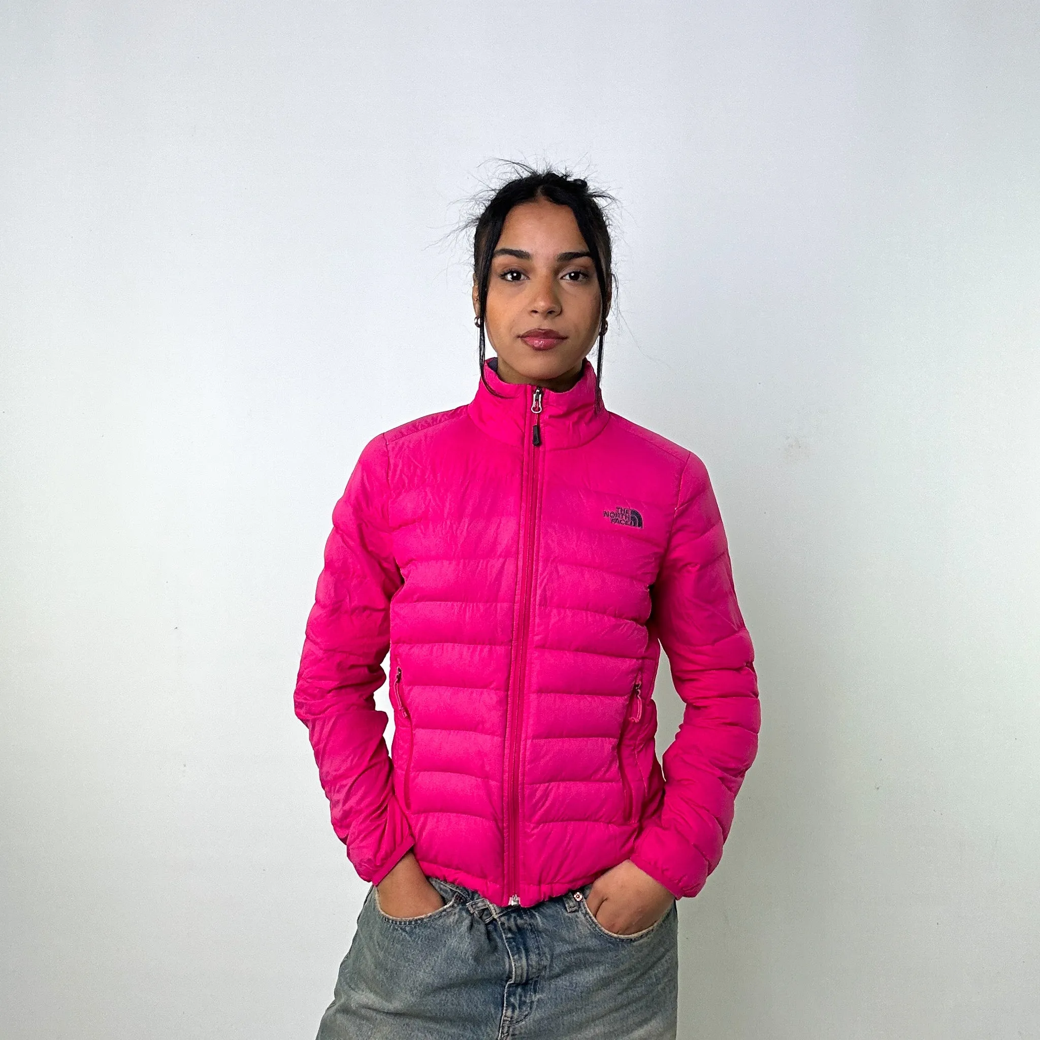 Pink y2ks The North Face 700 Pro Puffer Jacket Coat (S)