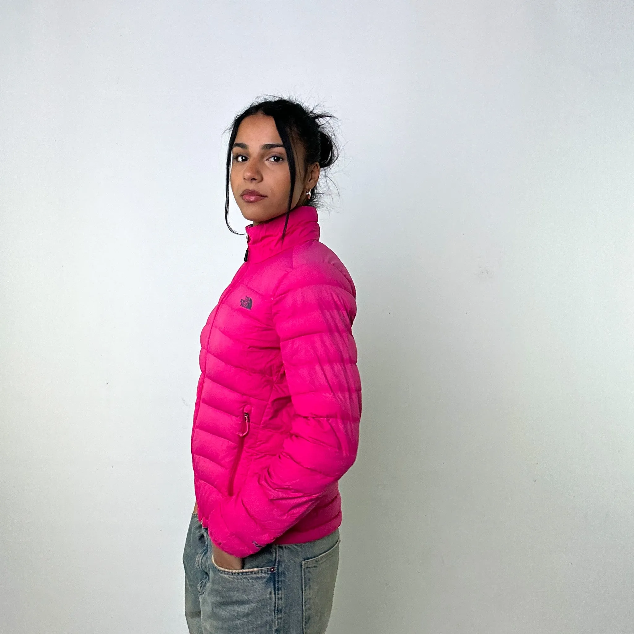 Pink y2ks The North Face 700 Pro Puffer Jacket Coat (S)