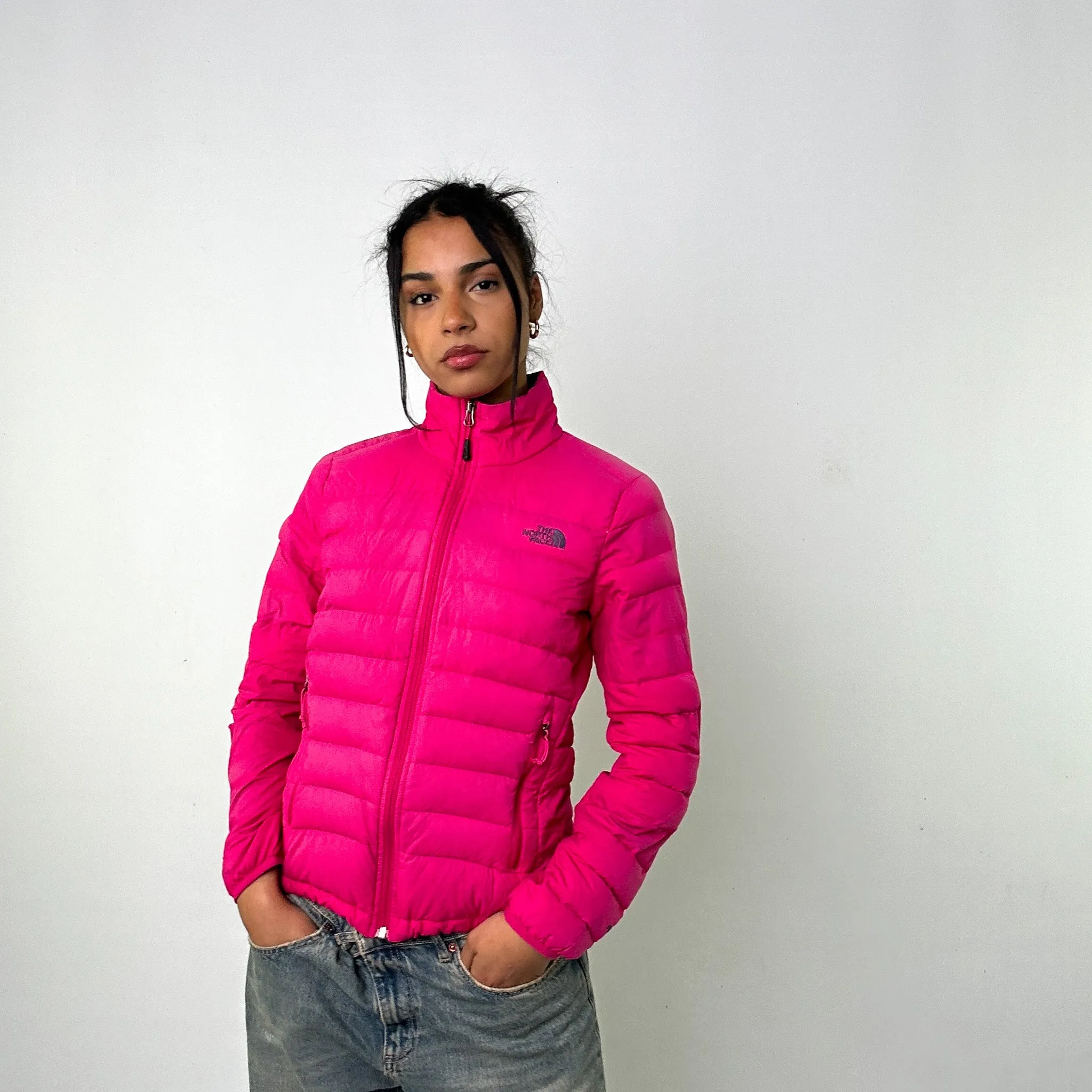 Pink y2ks The North Face 700 Pro Puffer Jacket Coat (S)