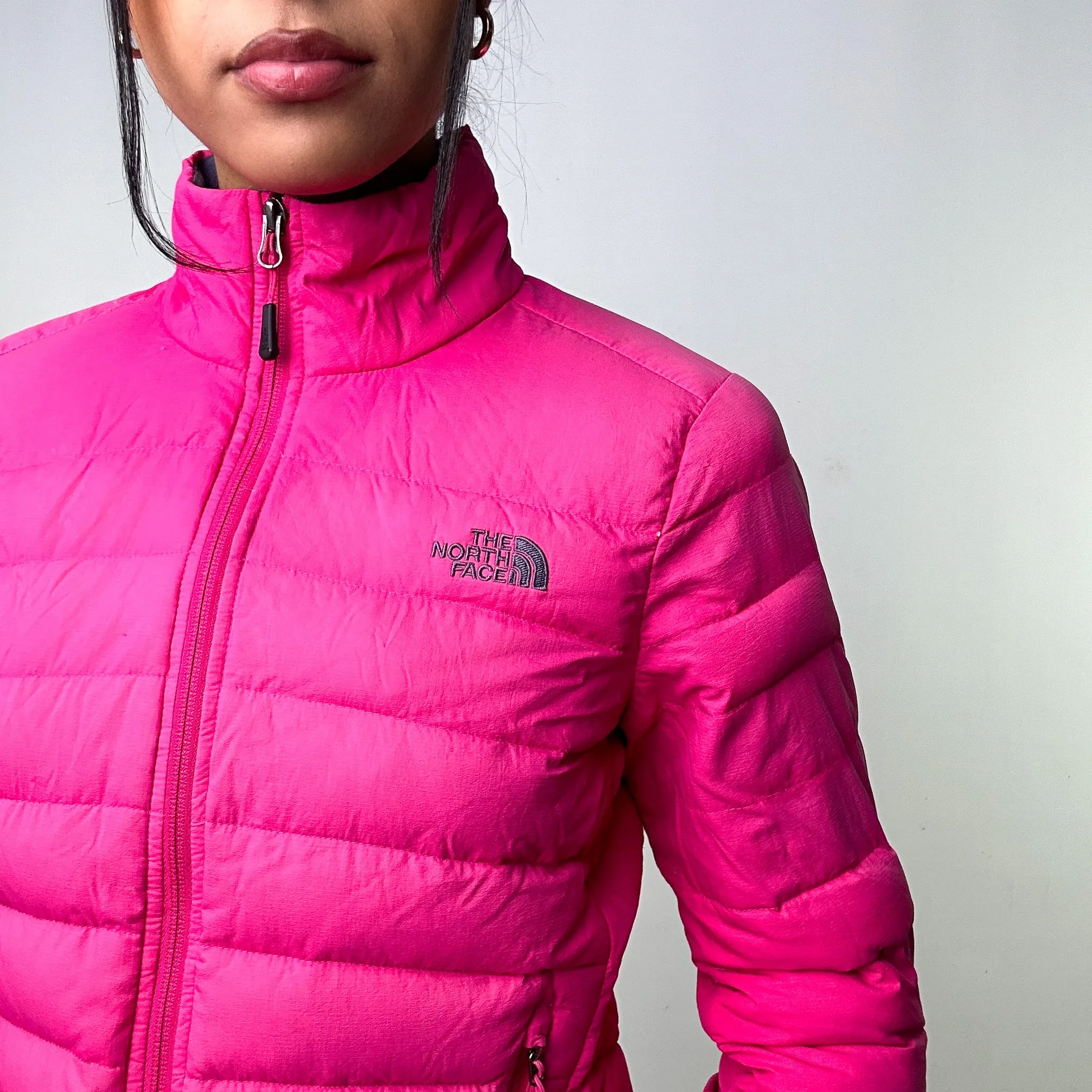 Pink y2ks The North Face 700 Pro Puffer Jacket Coat (S)