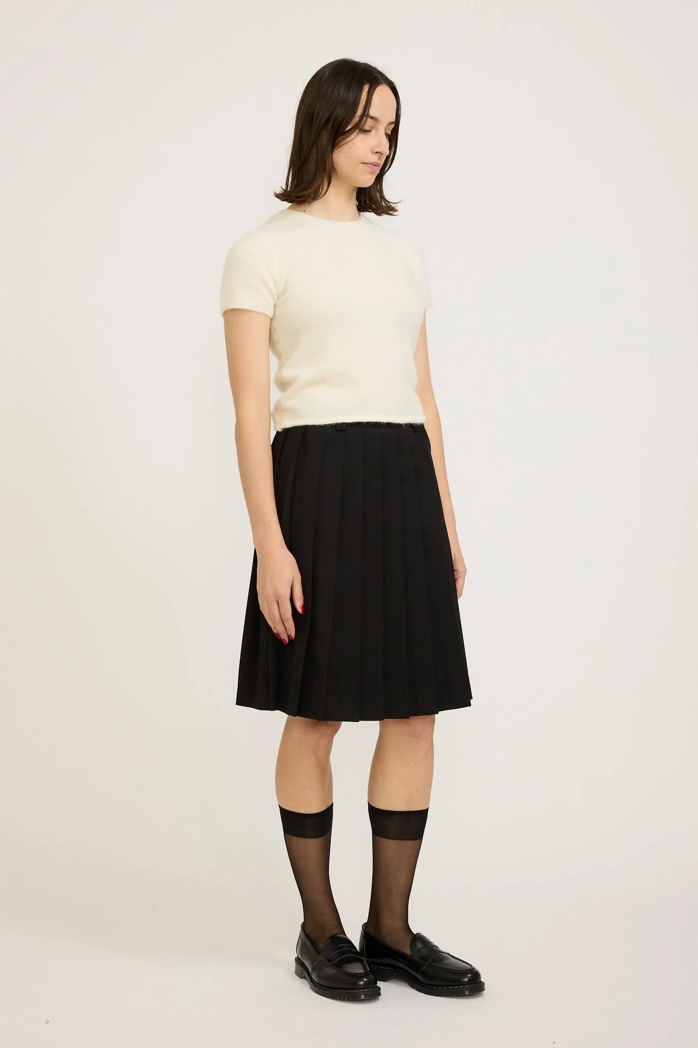 Pleated Skirt Black