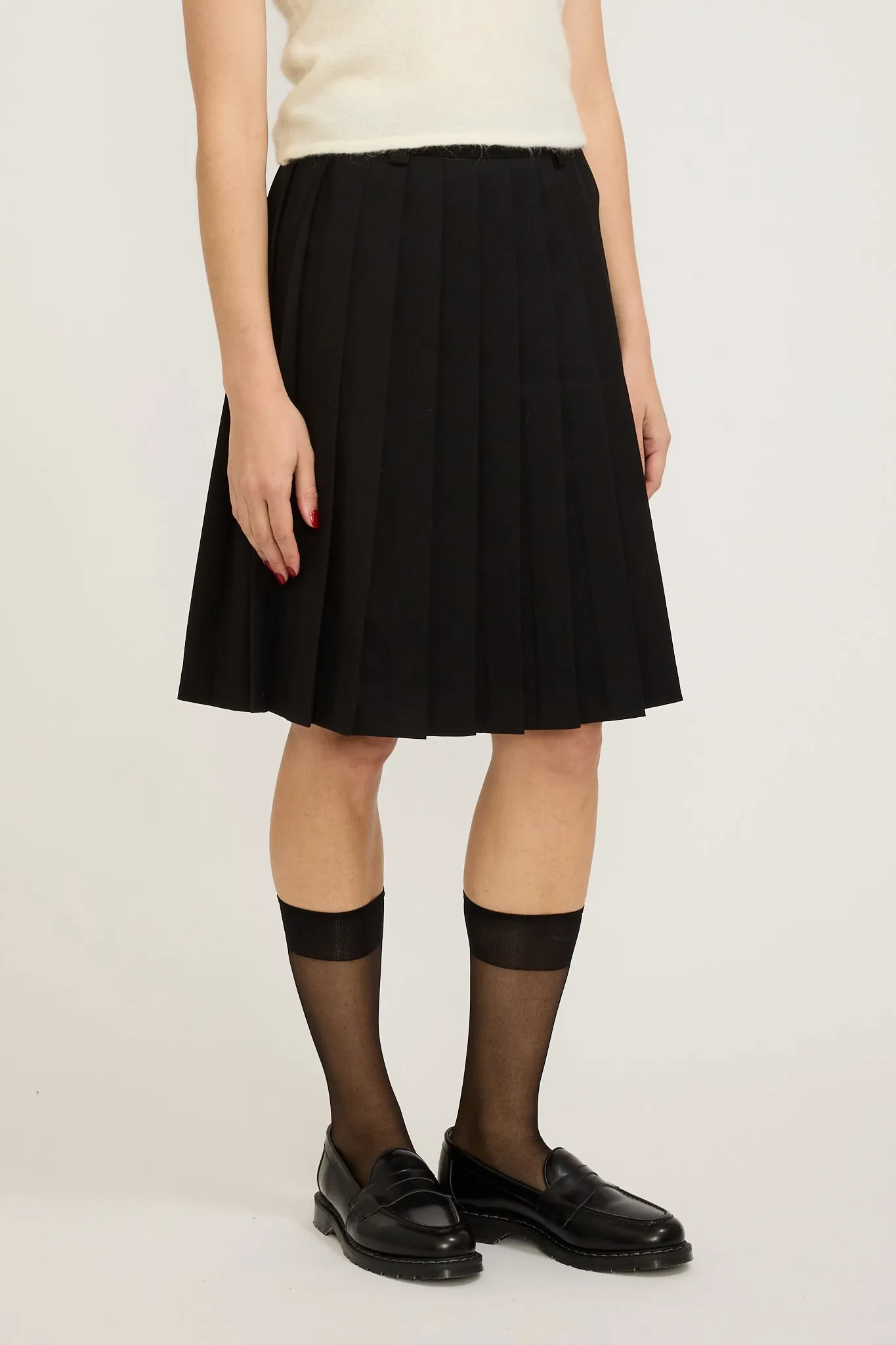 Pleated Skirt Black