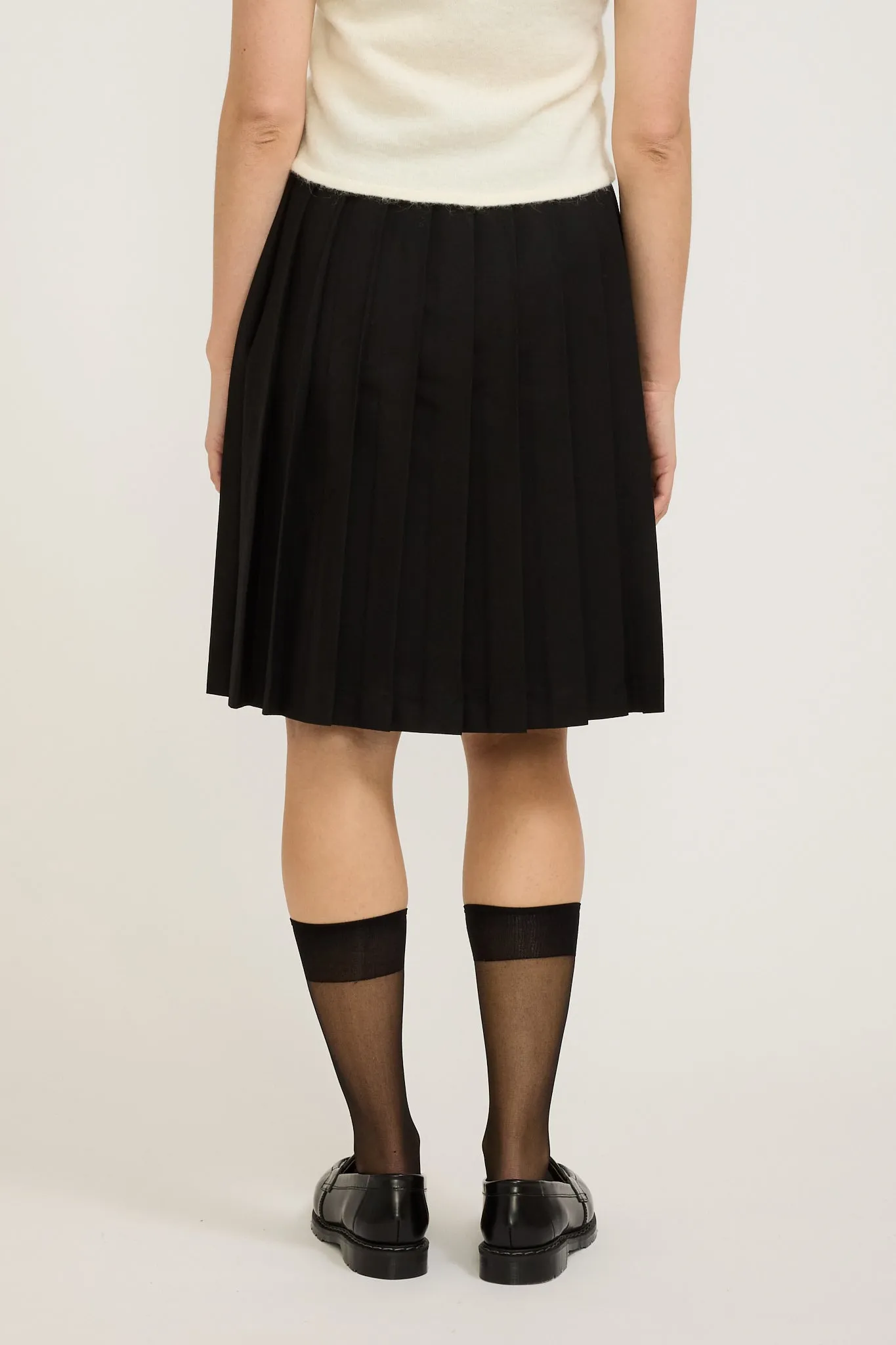 Pleated Skirt Black