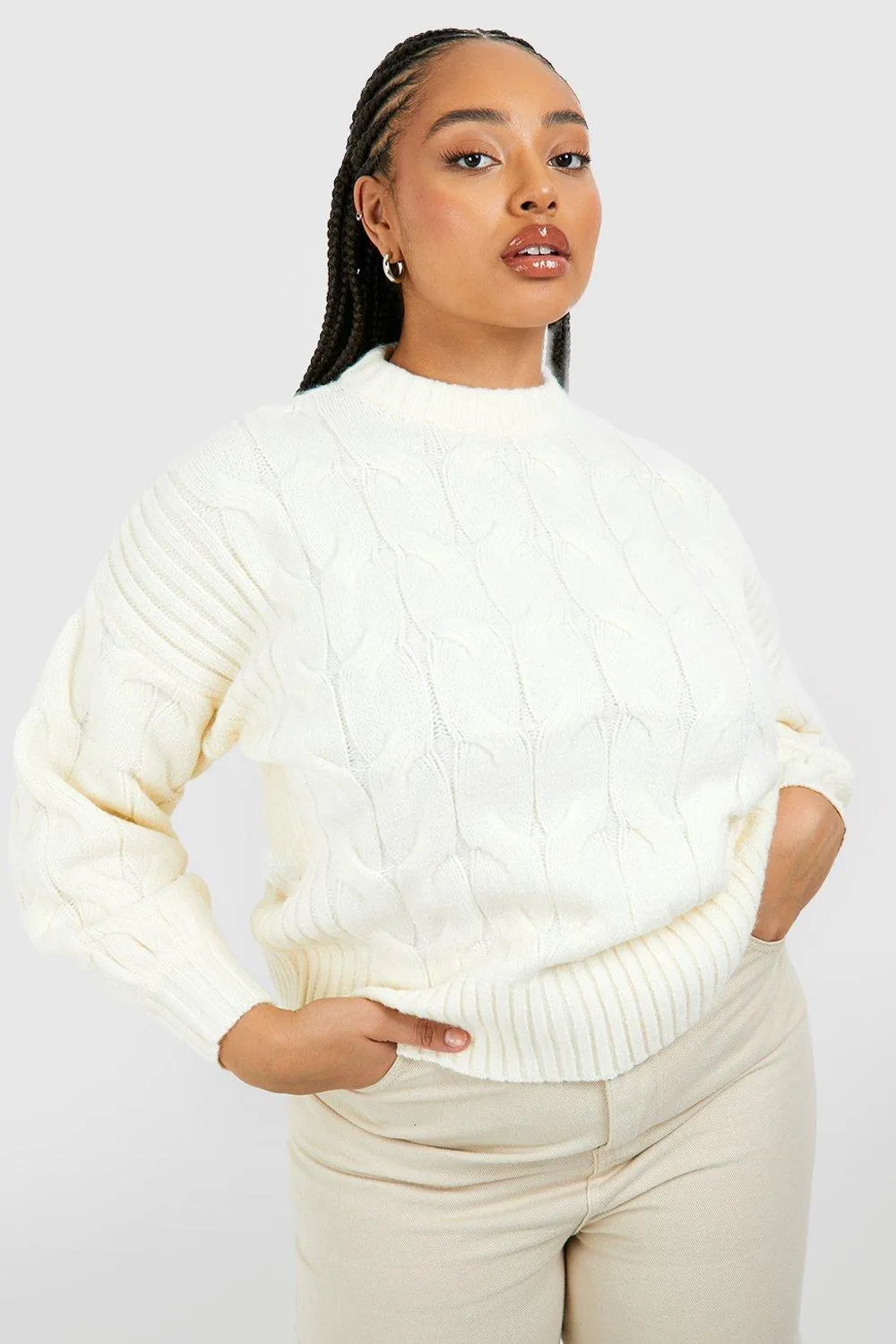 Plus Soft Knit Chunky Sweater