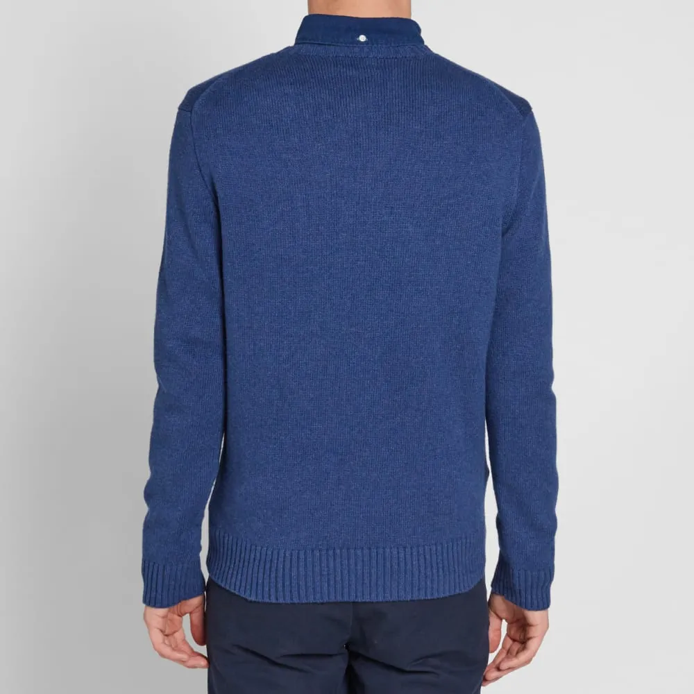 Polo Ralph Lauren Classic Crew KnitHeather Blue