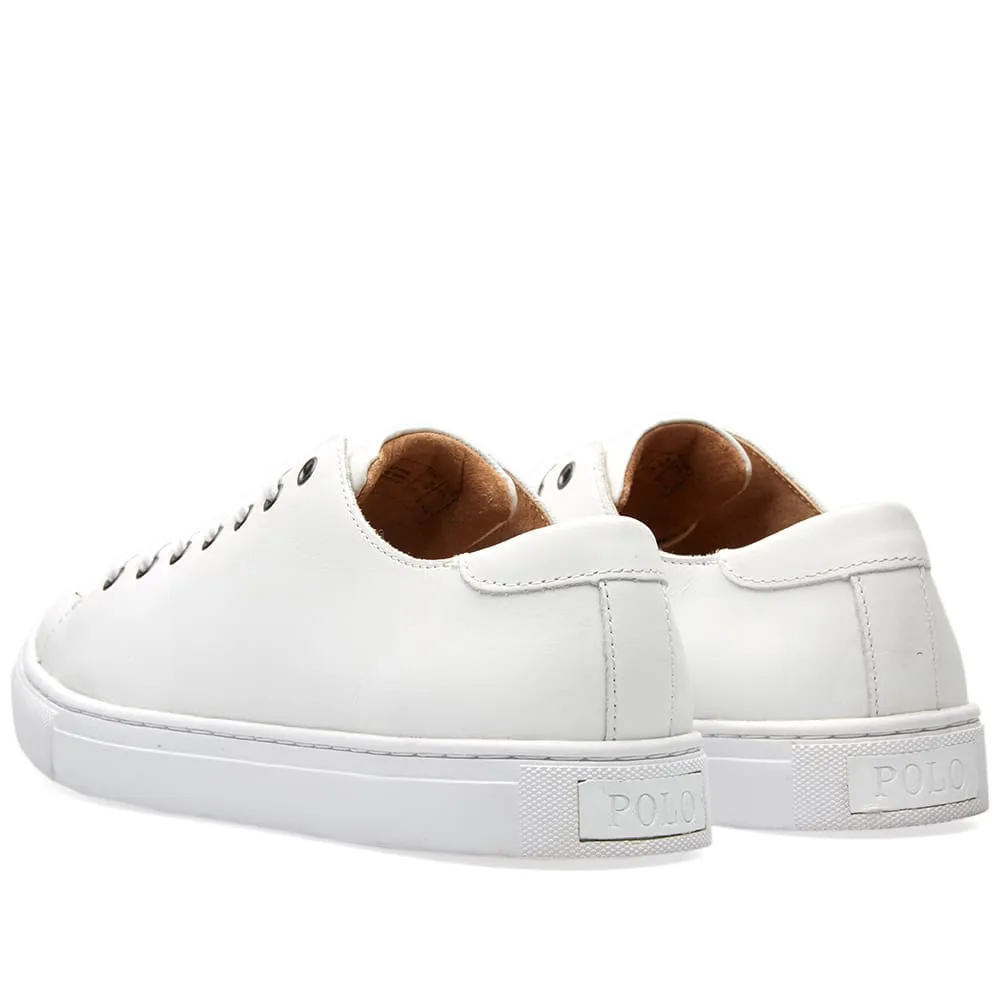 Polo Ralph Lauren Jermain SneakerWhite Leather