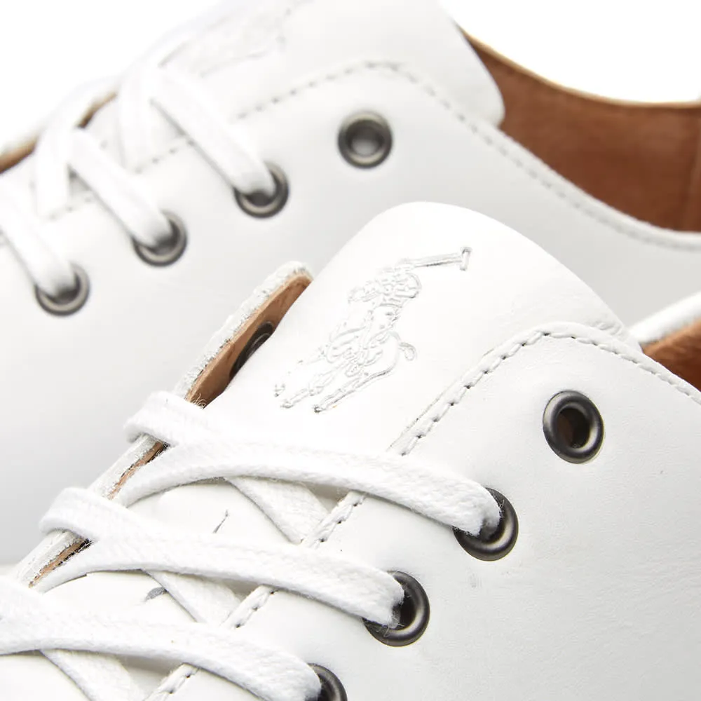 Polo Ralph Lauren Jermain SneakerWhite Leather