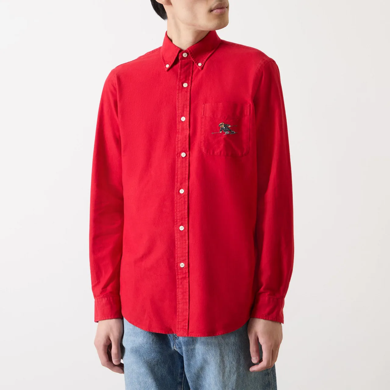 POLO RALPH LAUREN Polo Bear Oxford Shirt - Red