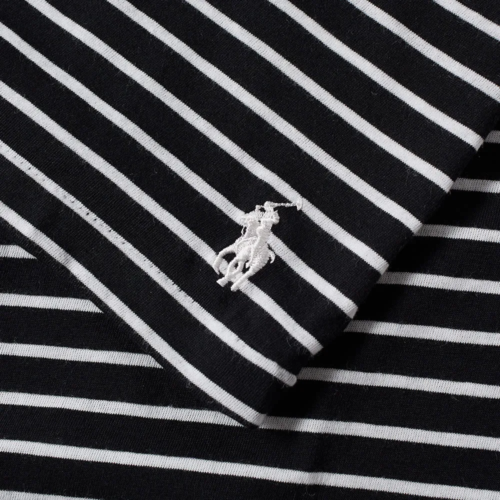 Polo Ralph Lauren Stripe Crew TeeBlack & White