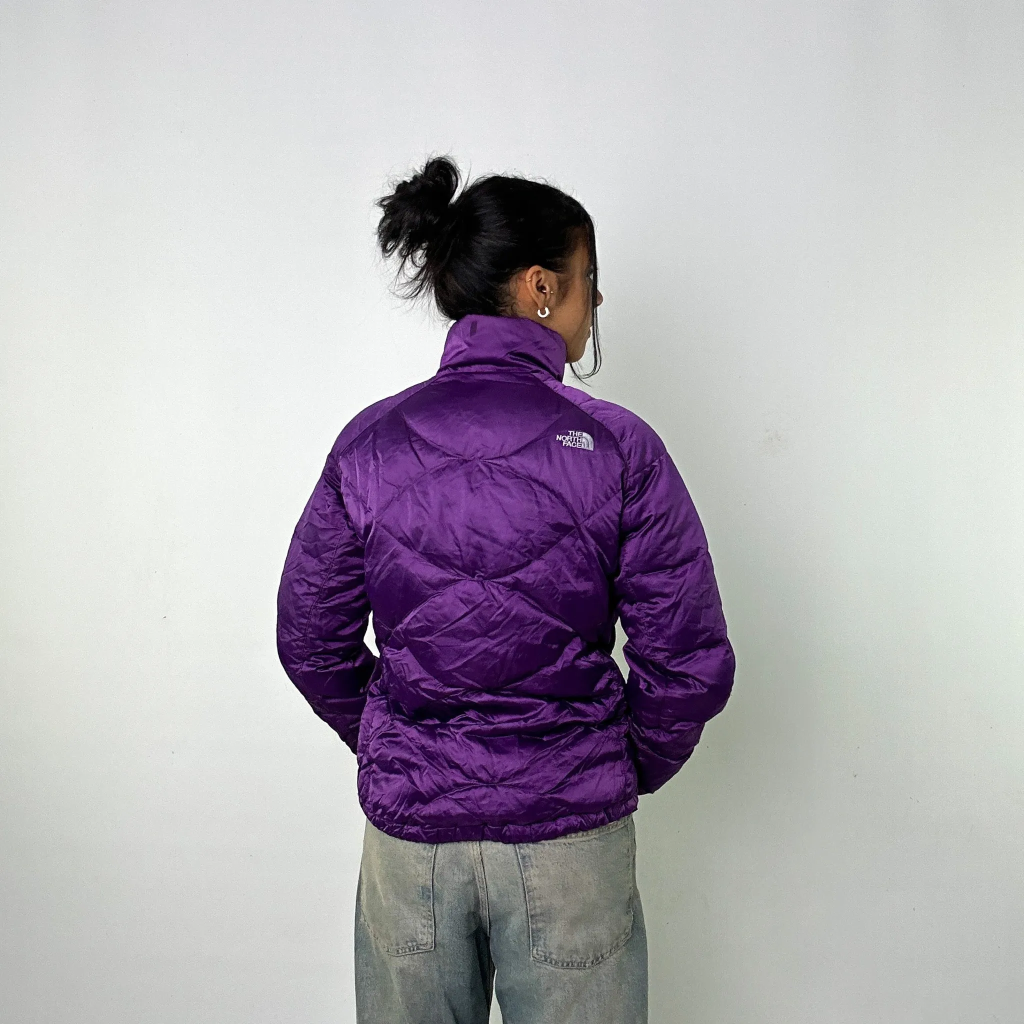 Purple 90s The North Face 550 Series Puffer Jacket Coat (L)