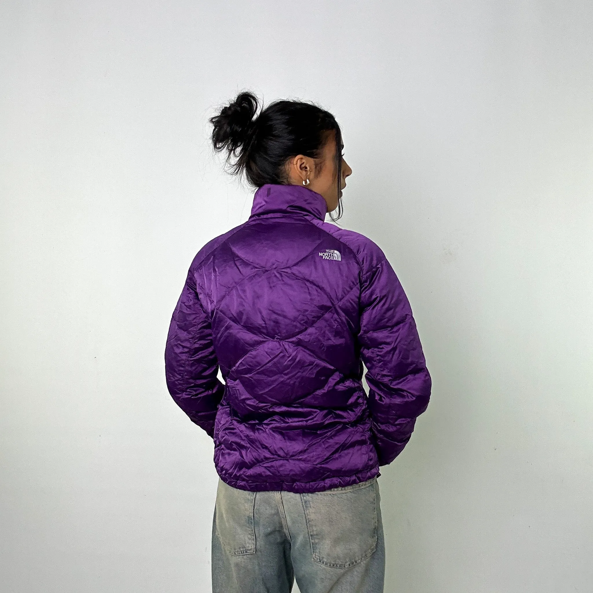 Purple 90s The North Face 550 Series Puffer Jacket Coat (L)