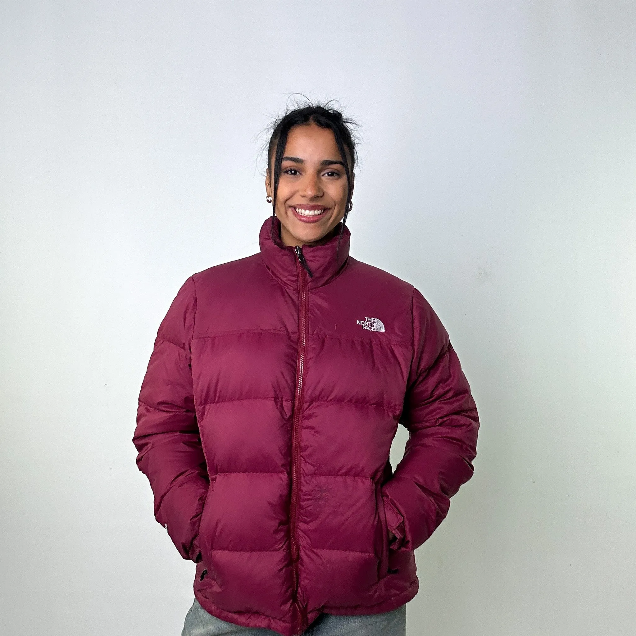 Purple 90s The North Face 550 Series Puffer Jacket Coat (XL)