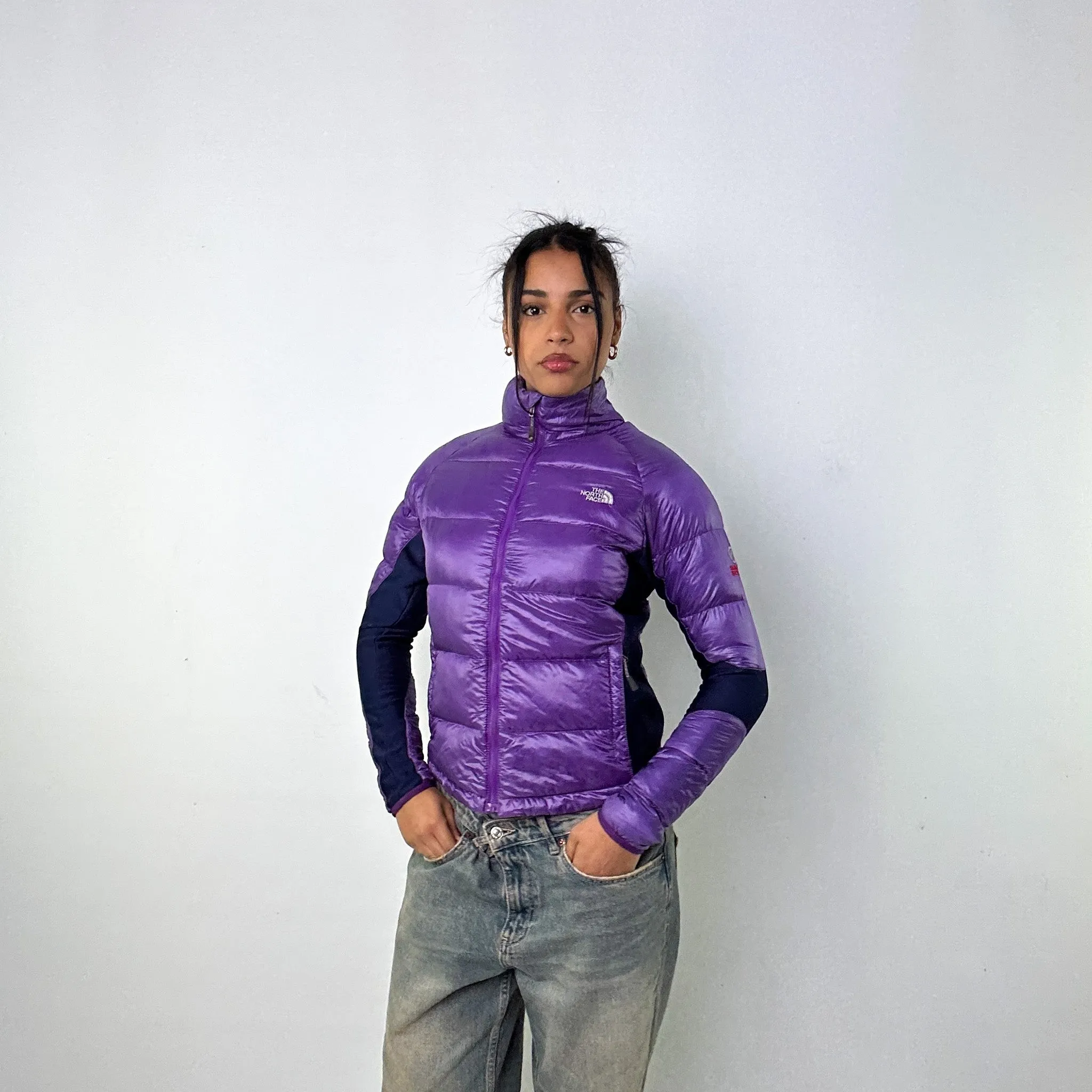 Purple 90s The North Face 800 Summit Series Puffer Jacket Coat (M)