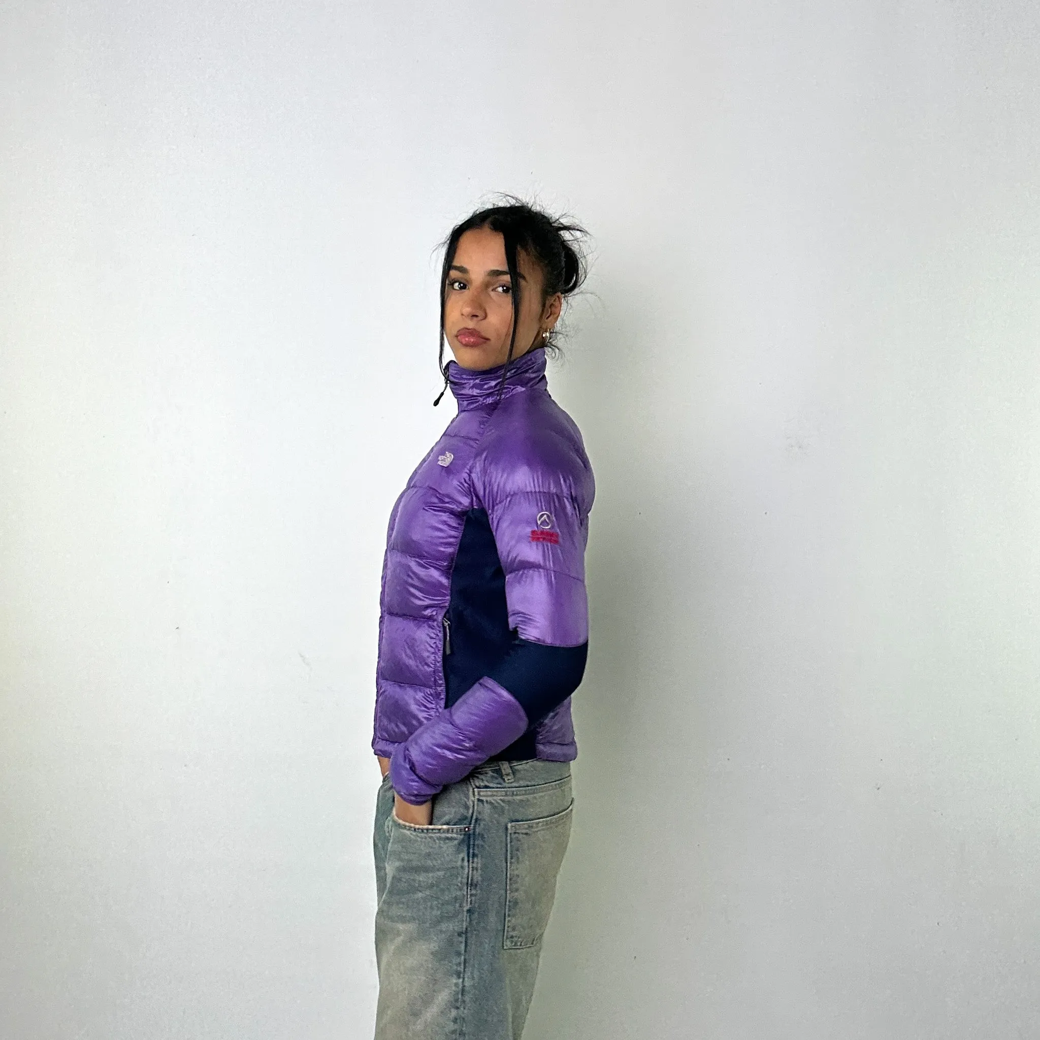 Purple 90s The North Face 800 Summit Series Puffer Jacket Coat (M)