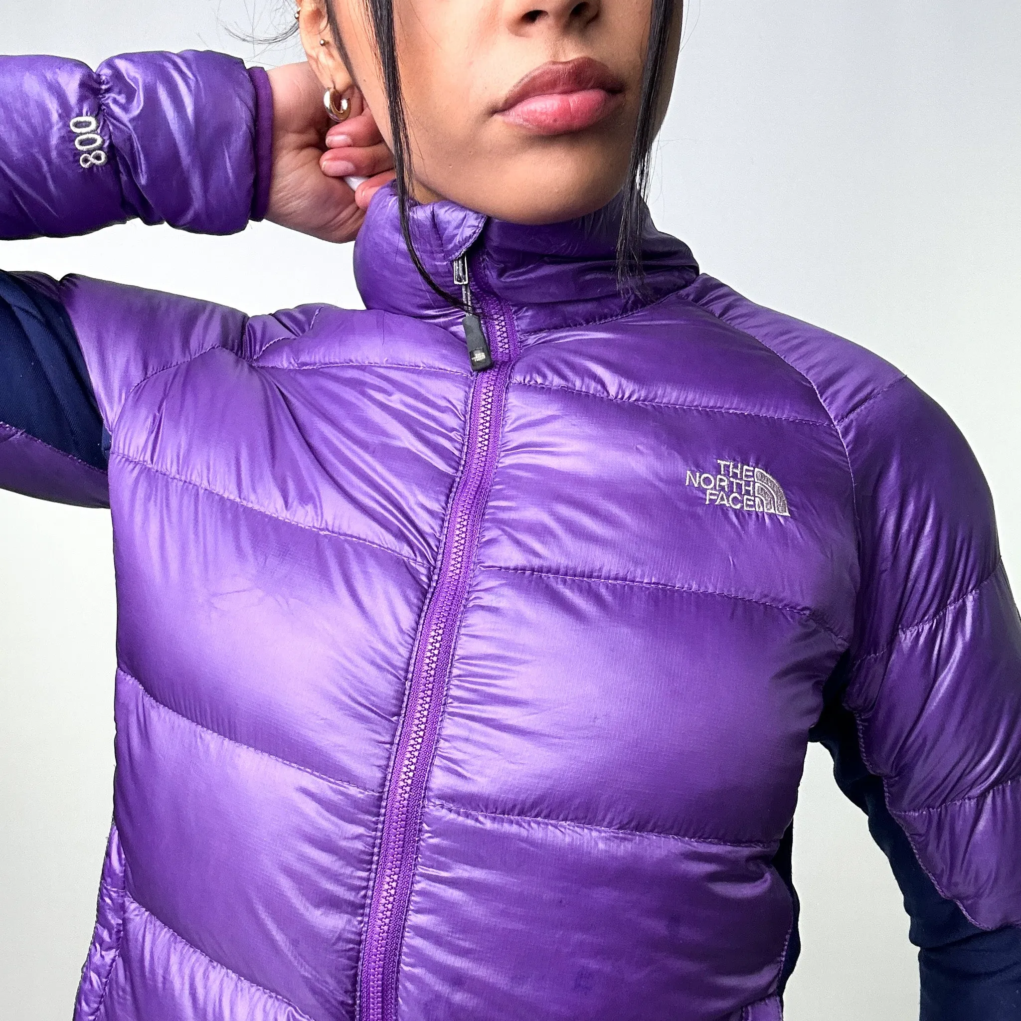 Purple 90s The North Face 800 Summit Series Puffer Jacket Coat (M)