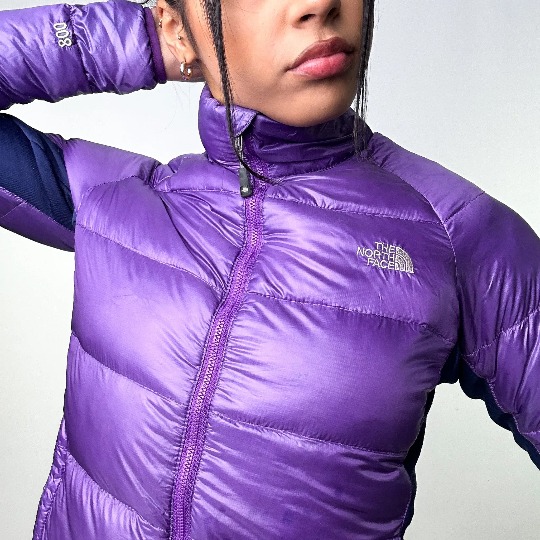 Purple 90s The North Face 800 Summit Series Puffer Jacket Coat (M)