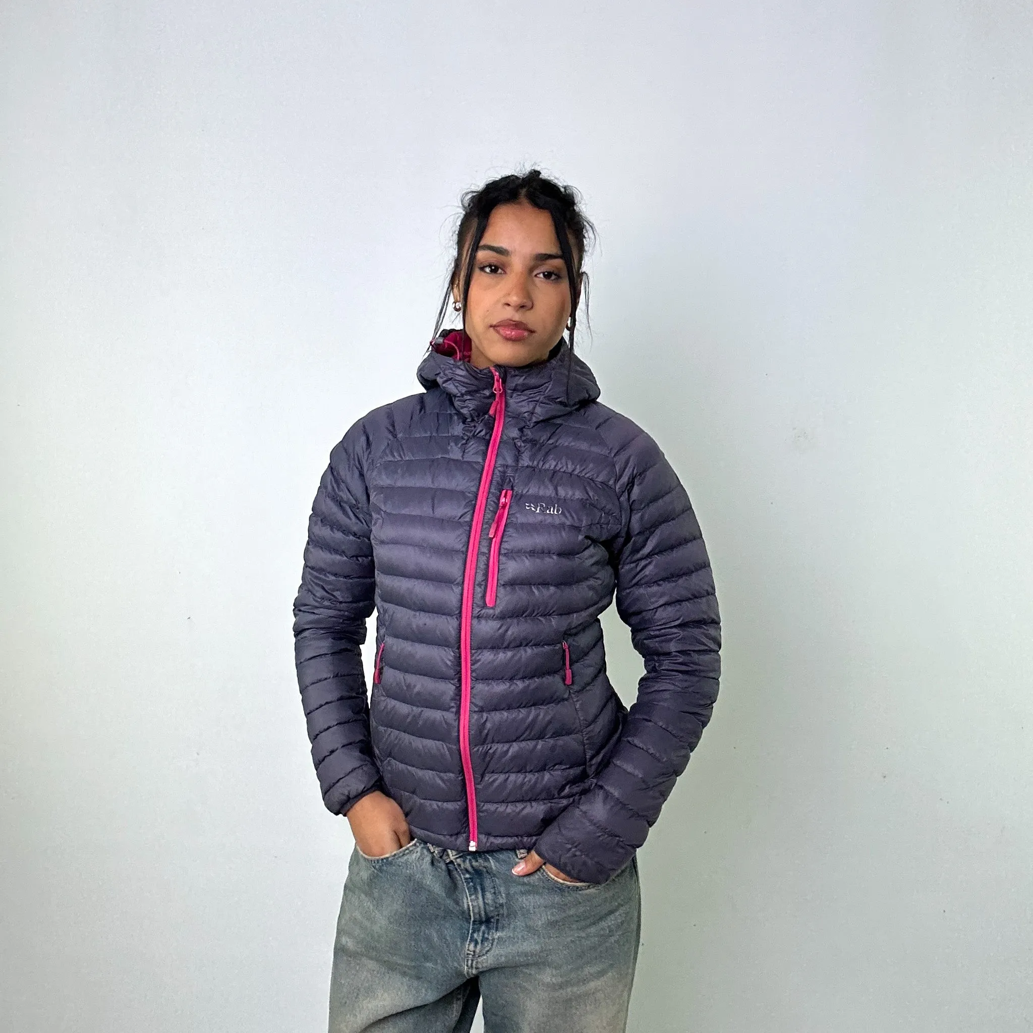 Purple y2ks Rab Alpine Pertex Puffer Jacket Coat (M)