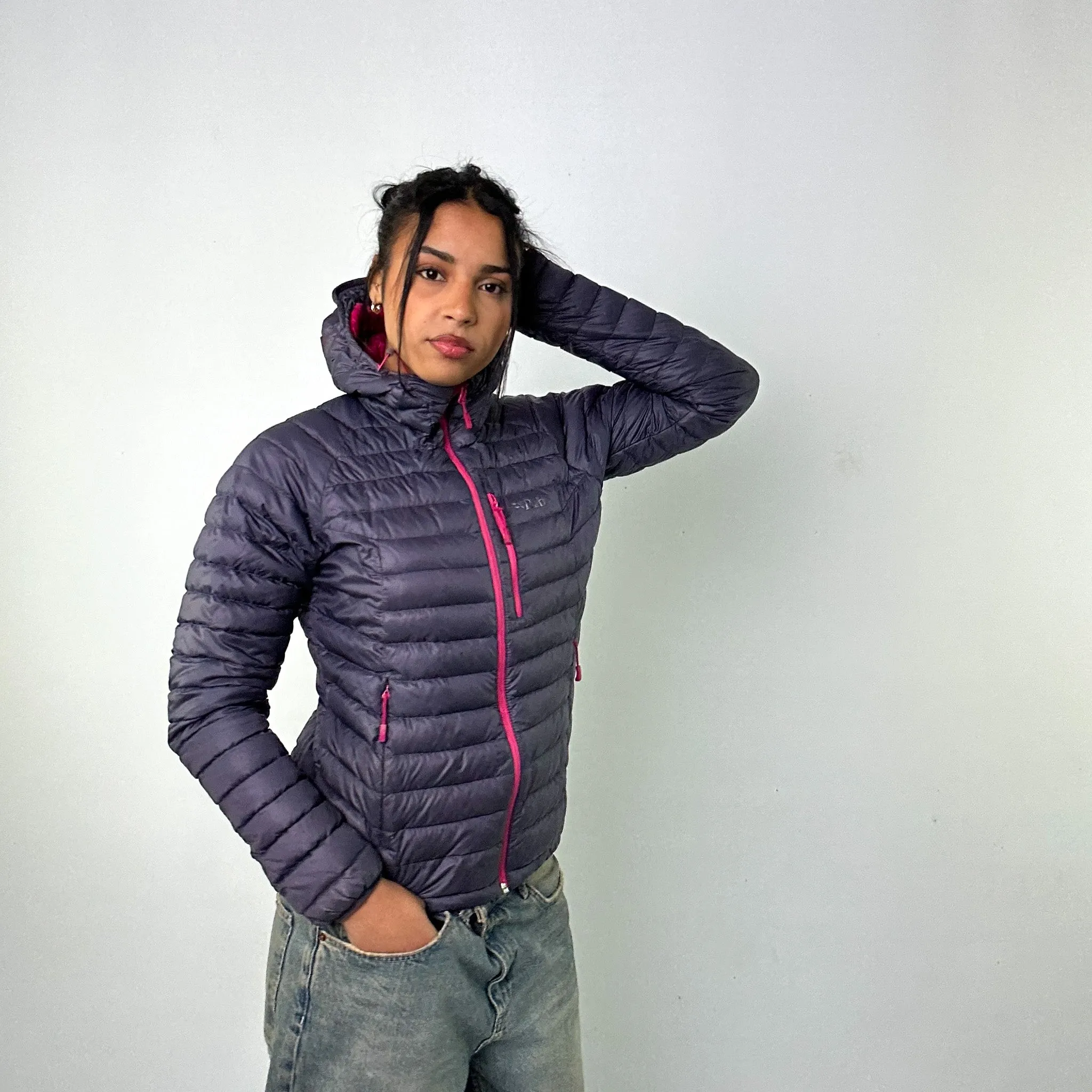 Purple y2ks Rab Alpine Pertex Puffer Jacket Coat (M)