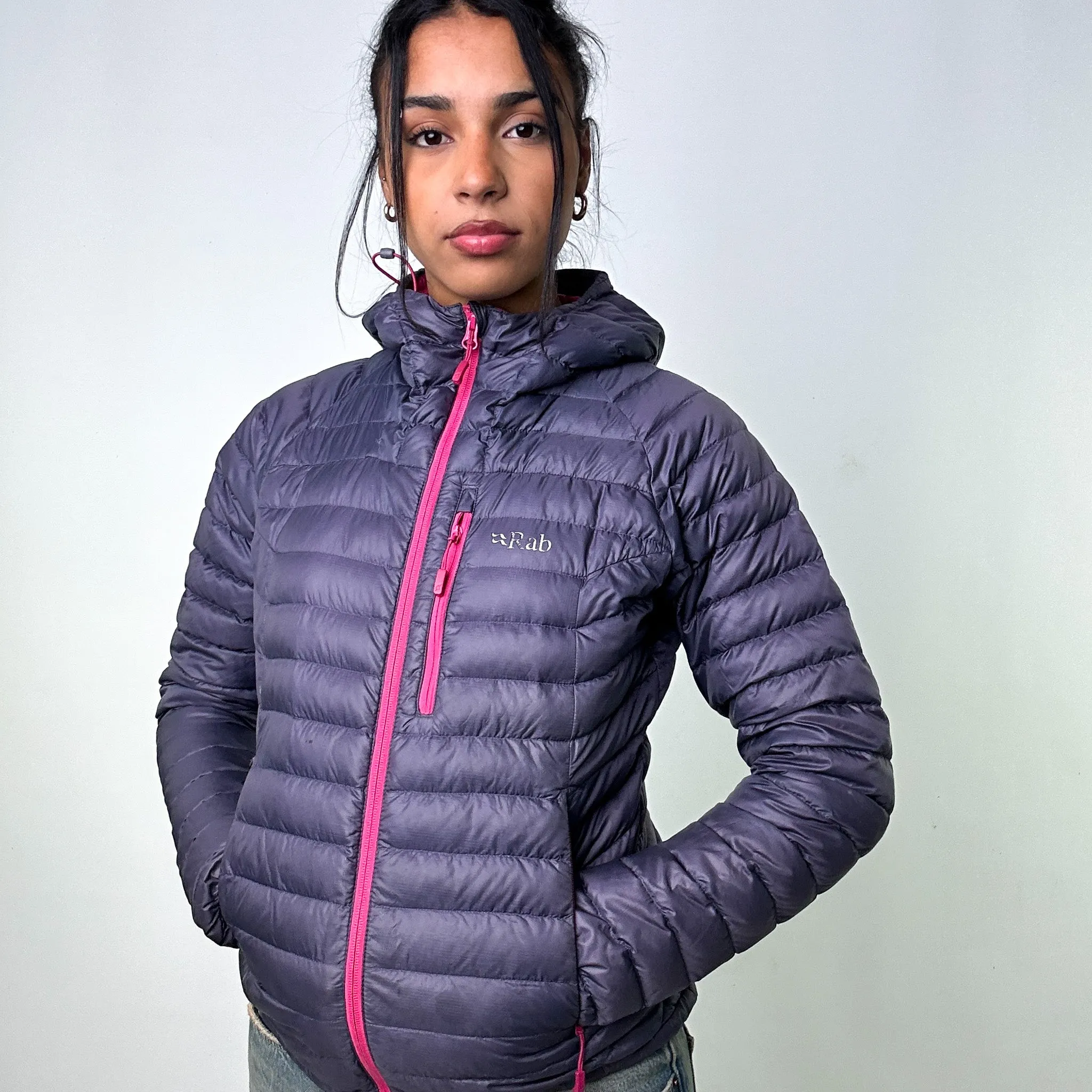 Purple y2ks Rab Alpine Pertex Puffer Jacket Coat (M)