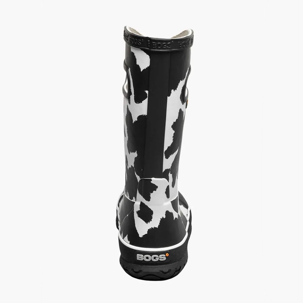 Rainboot Cow - Black and White