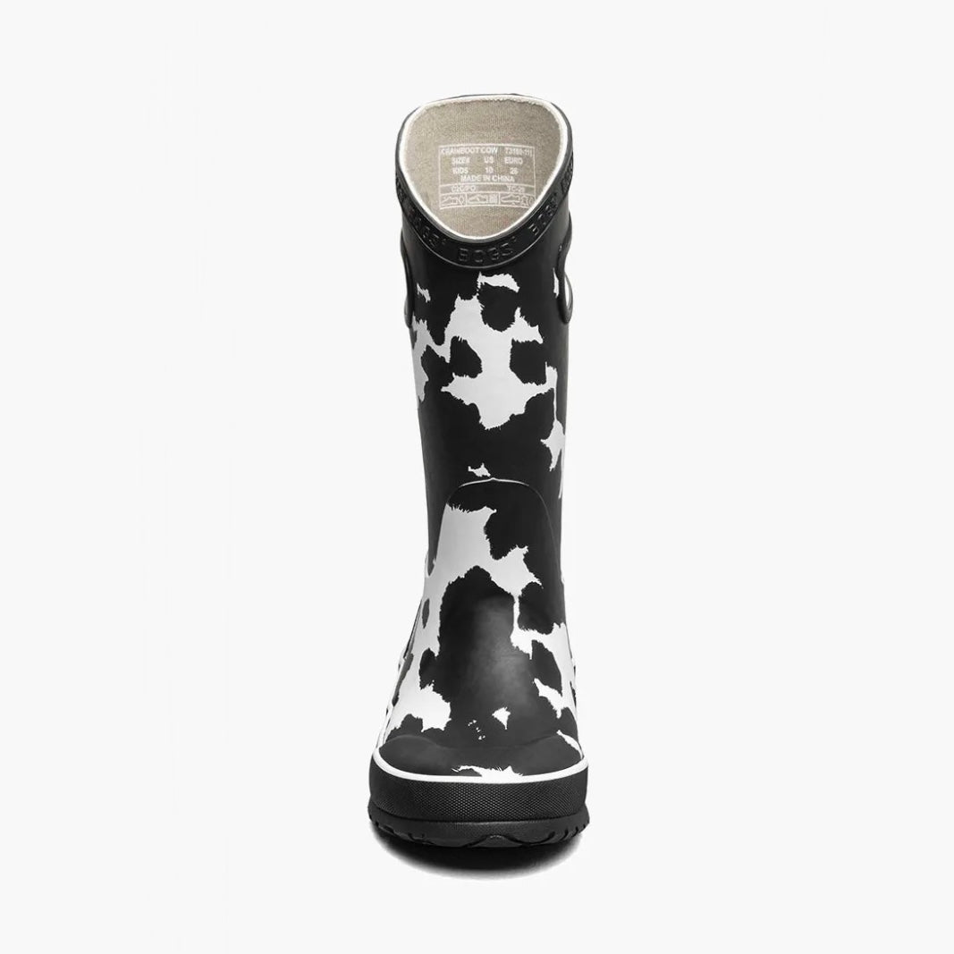 Rainboot Cow - Black and White