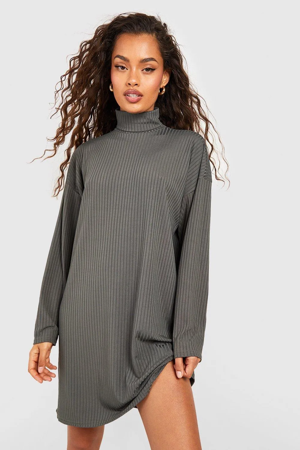 Rib Sweater Dress