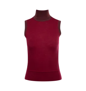 SLEEVELESS TURTLENECK SWEATER (WOMENS)