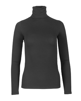 Soft Touch LS Turtleneck (Noir)