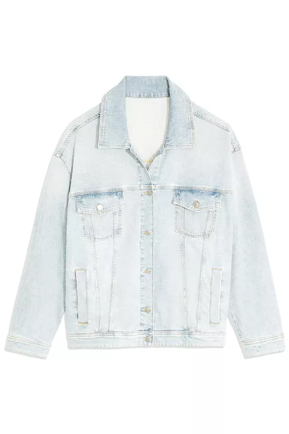 Super light oversized comfort denim jacket