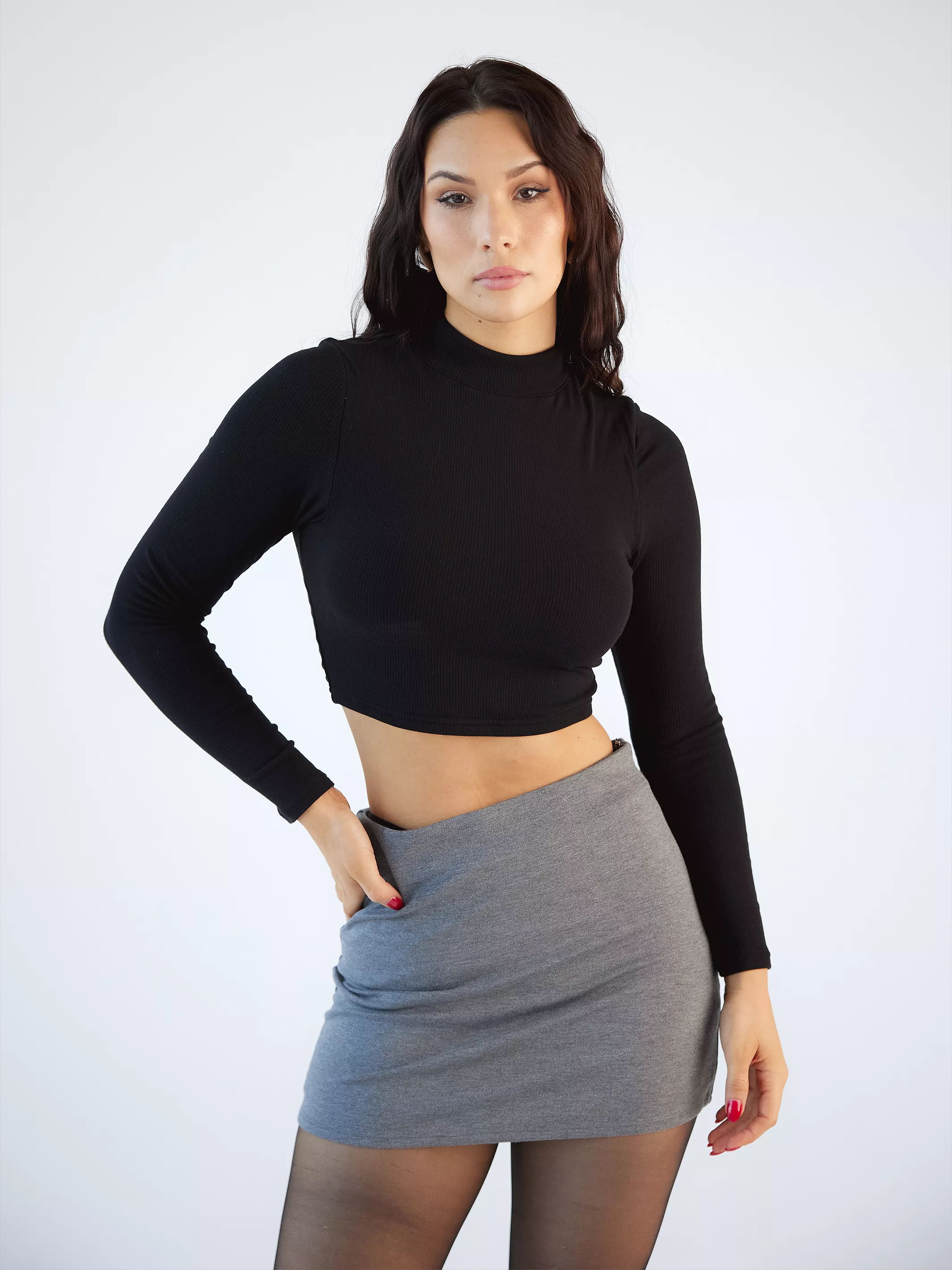 Turtleneck Long Sleeve Brami