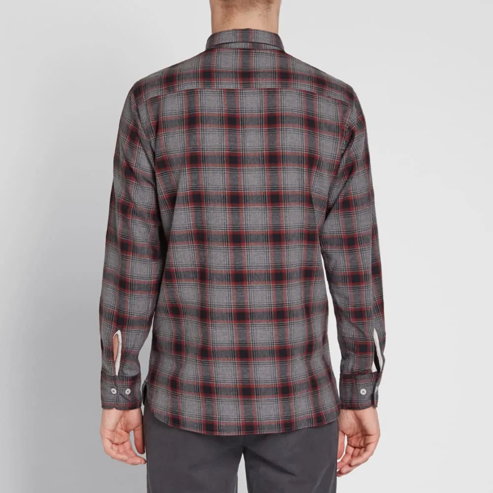 Universal Works Lumber Check ShirtGrey