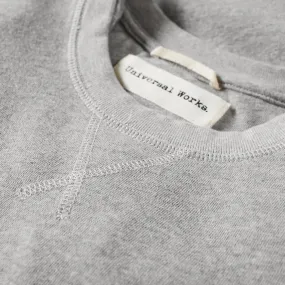 Universal Works Plain Heskin Crew SweatGrey Marl