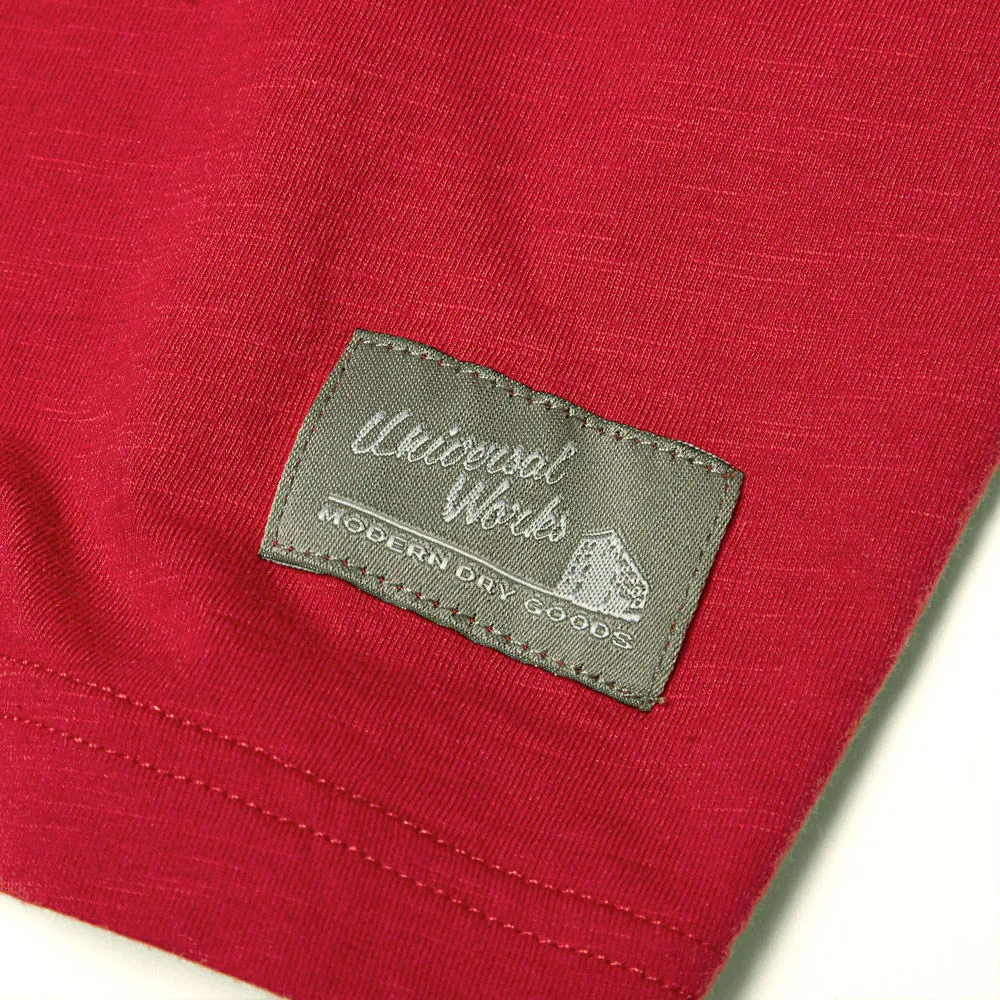 Universal Works Slub Pocket TeeRed