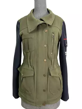 Veronica Beard Skyline Two-Tone Army Green Jacket Size S