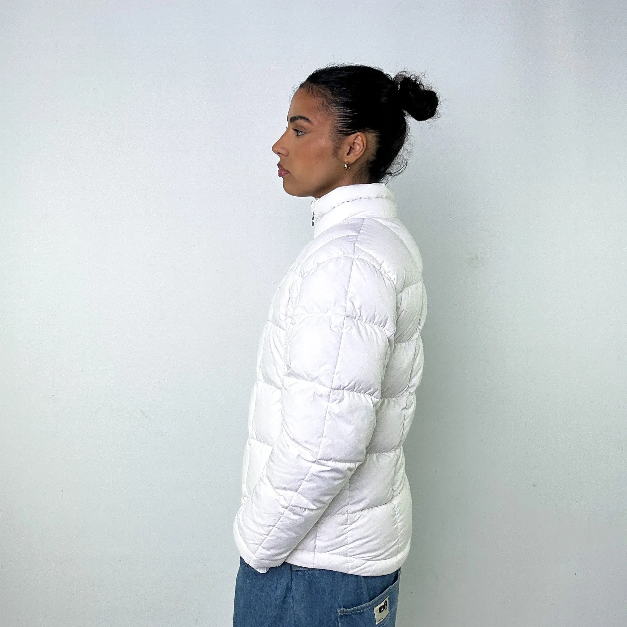 White y2ks NIKE Puffer Jacket Coat (L)