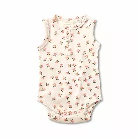 Winter Bouquet Waffle Tank Bodysuit