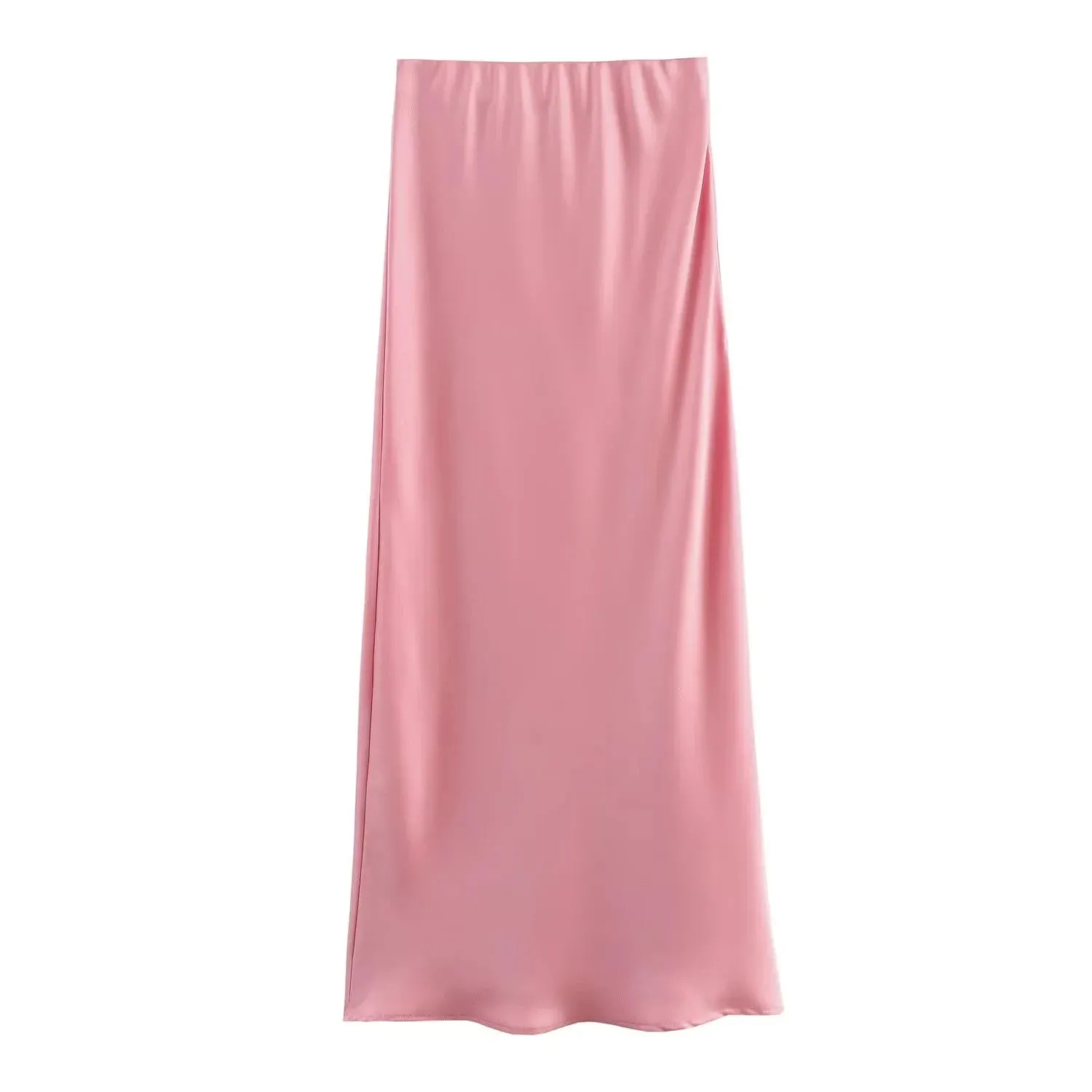 Women's Skirts Solid Satin Silk Texture Tight Elegant Mermaid