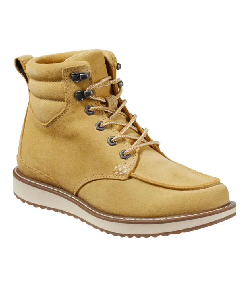 Women's Stonington Boots, Suede Moc-Toe